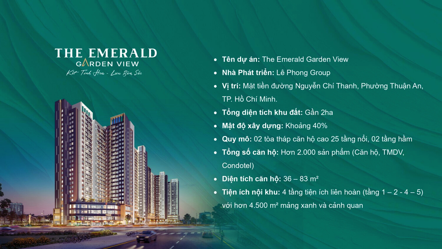 Những Thông Tin ở Dự án The Emerald Garden View